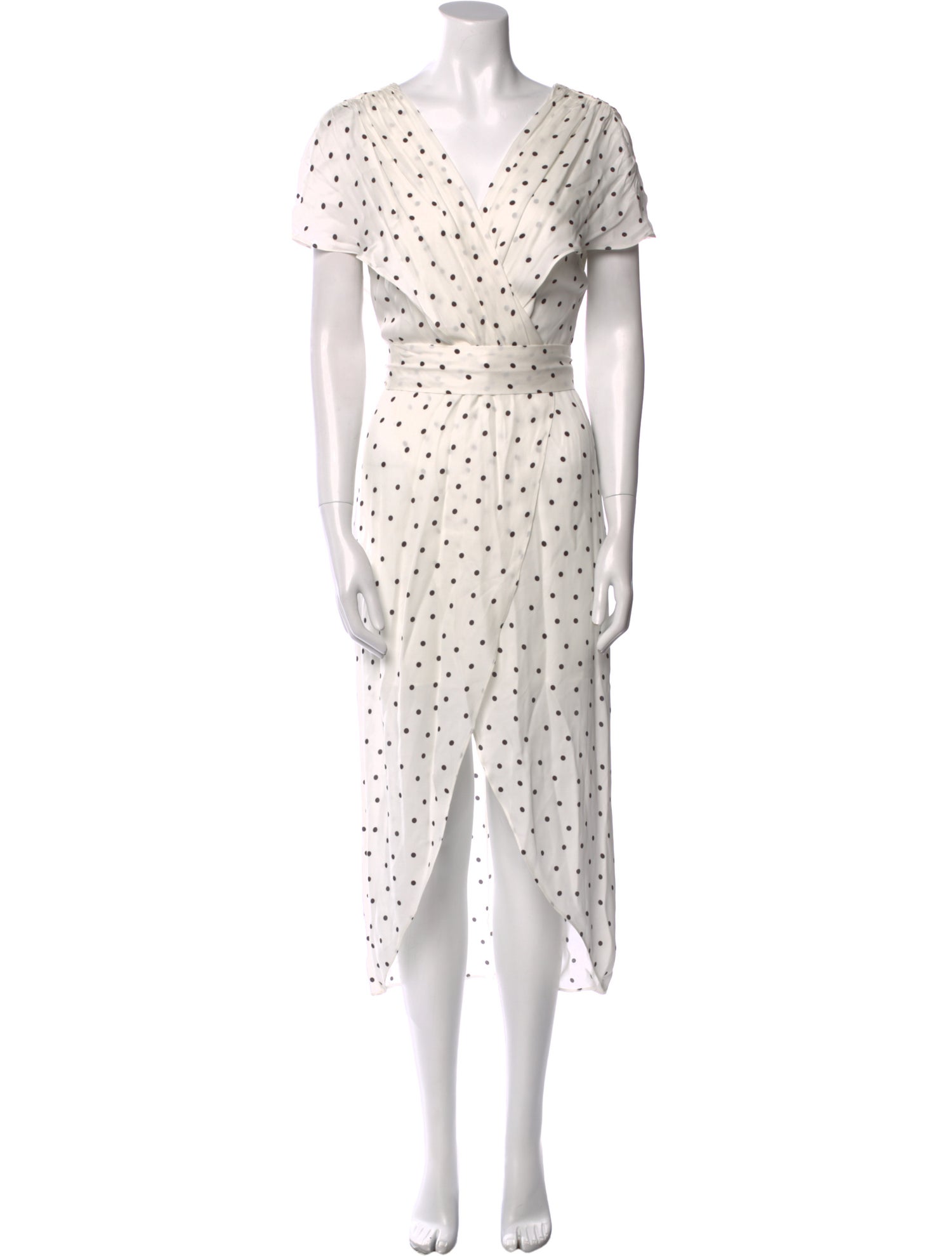 Alice + Olivia Polka Dot Print Midi Length Dress w/ Tags