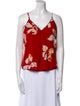 Alice + Olivia Silk Floral Print Blouse