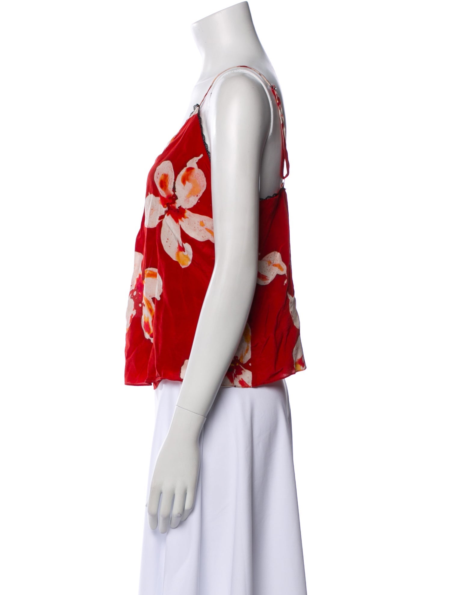 Alice + Olivia Silk Floral Print Blouse