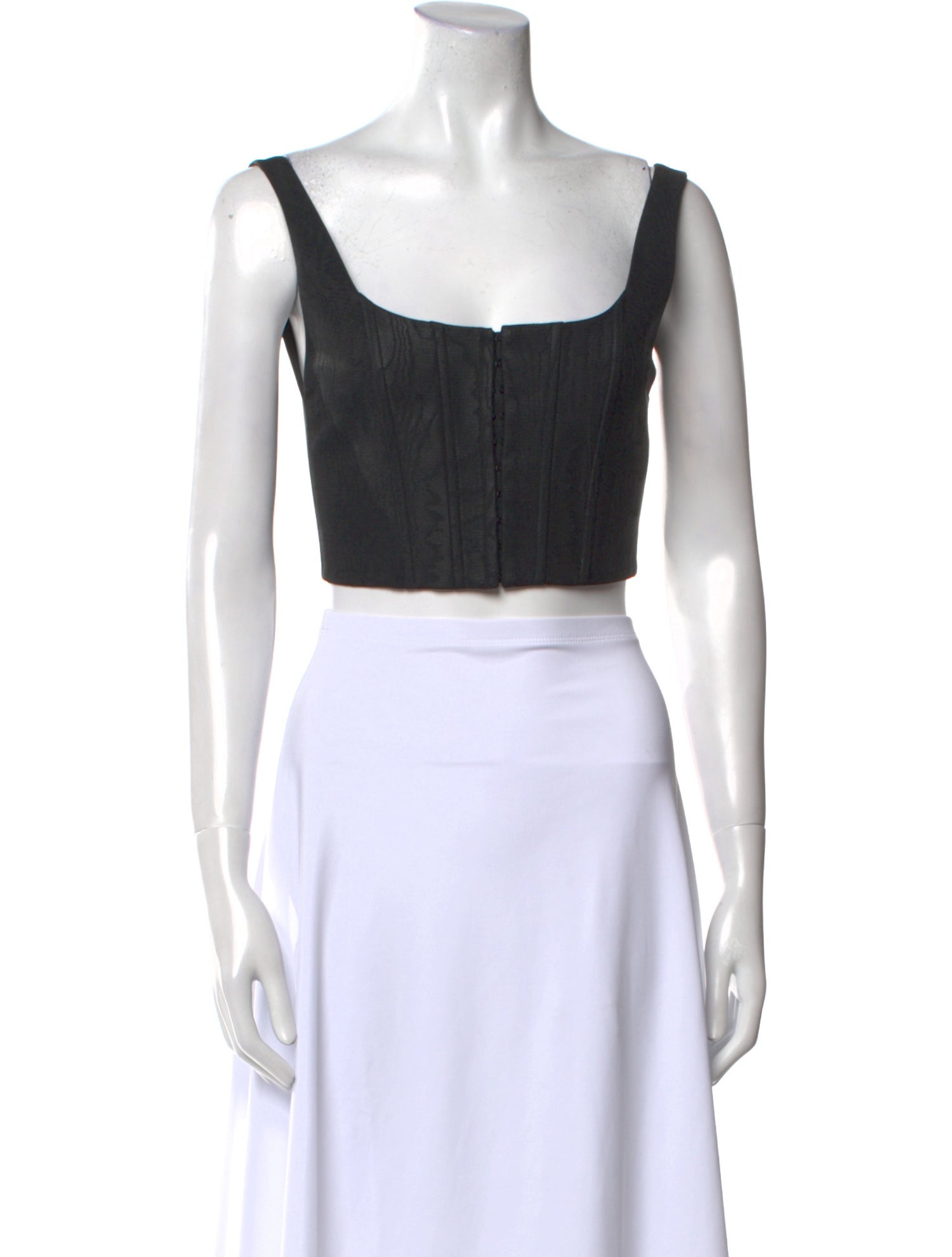 Alice + Olivia Square Neckline Sleeveless Crop Top w/ Tags