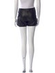 Alice + Olivia Lamb Leather Mini Shorts
