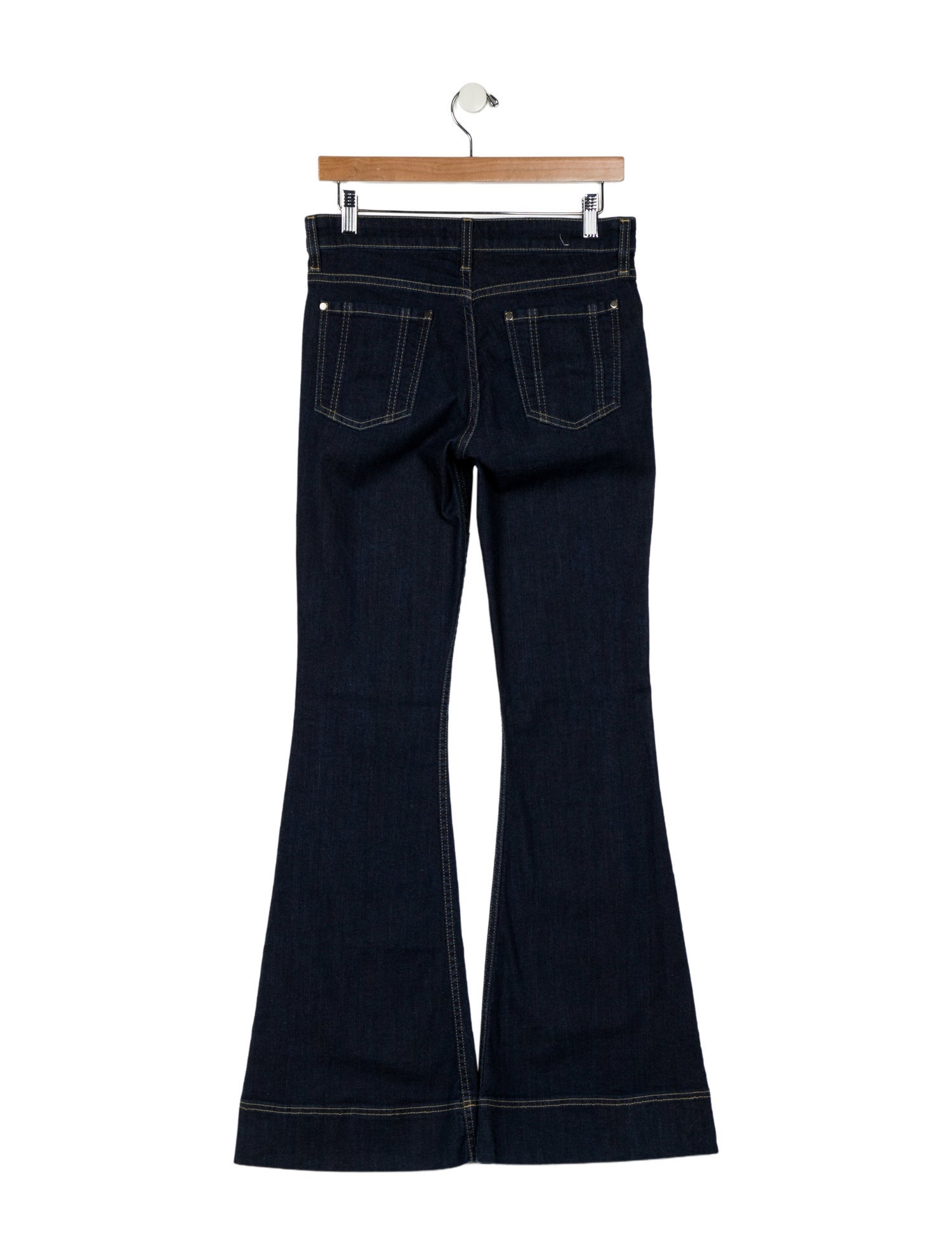 Alice + Olivia Mid-Rise Wide Leg Jeans