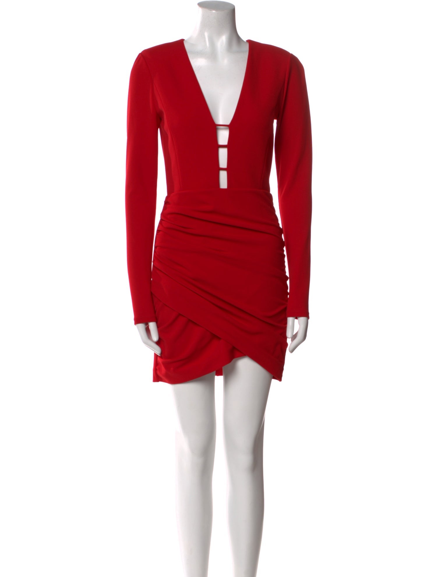 Alice + Olivia V-Neck Mini Dress