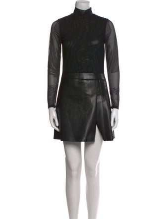 Alice + Olivia Turtleneck Mini Dress