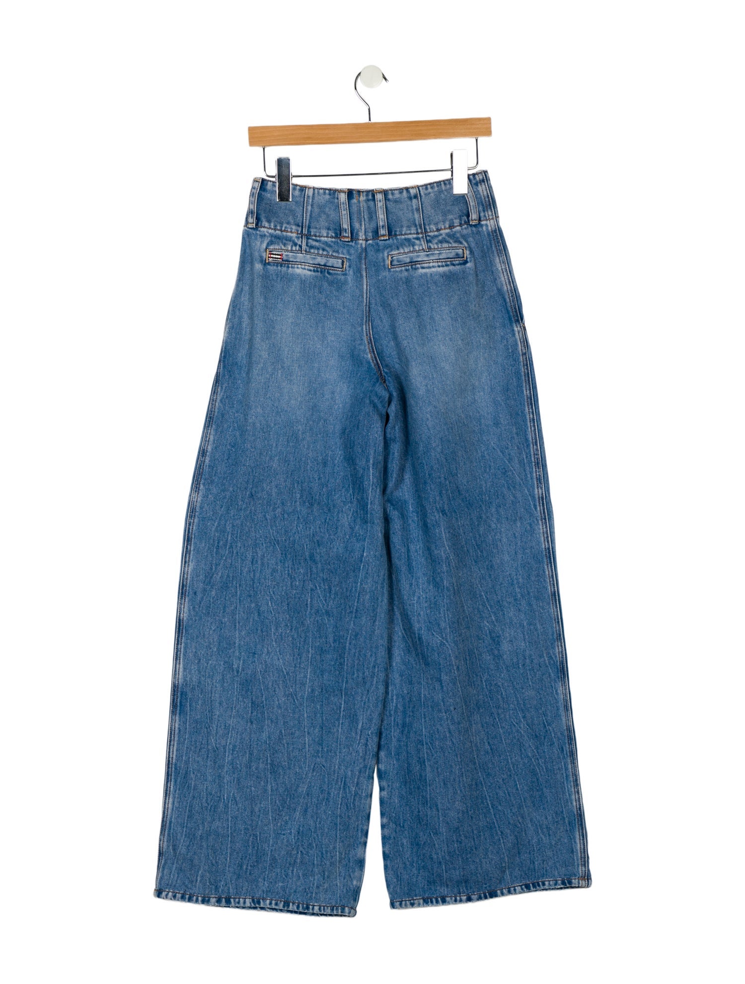 Alice + Olivia Mid-Rise Wide Leg Jeans
