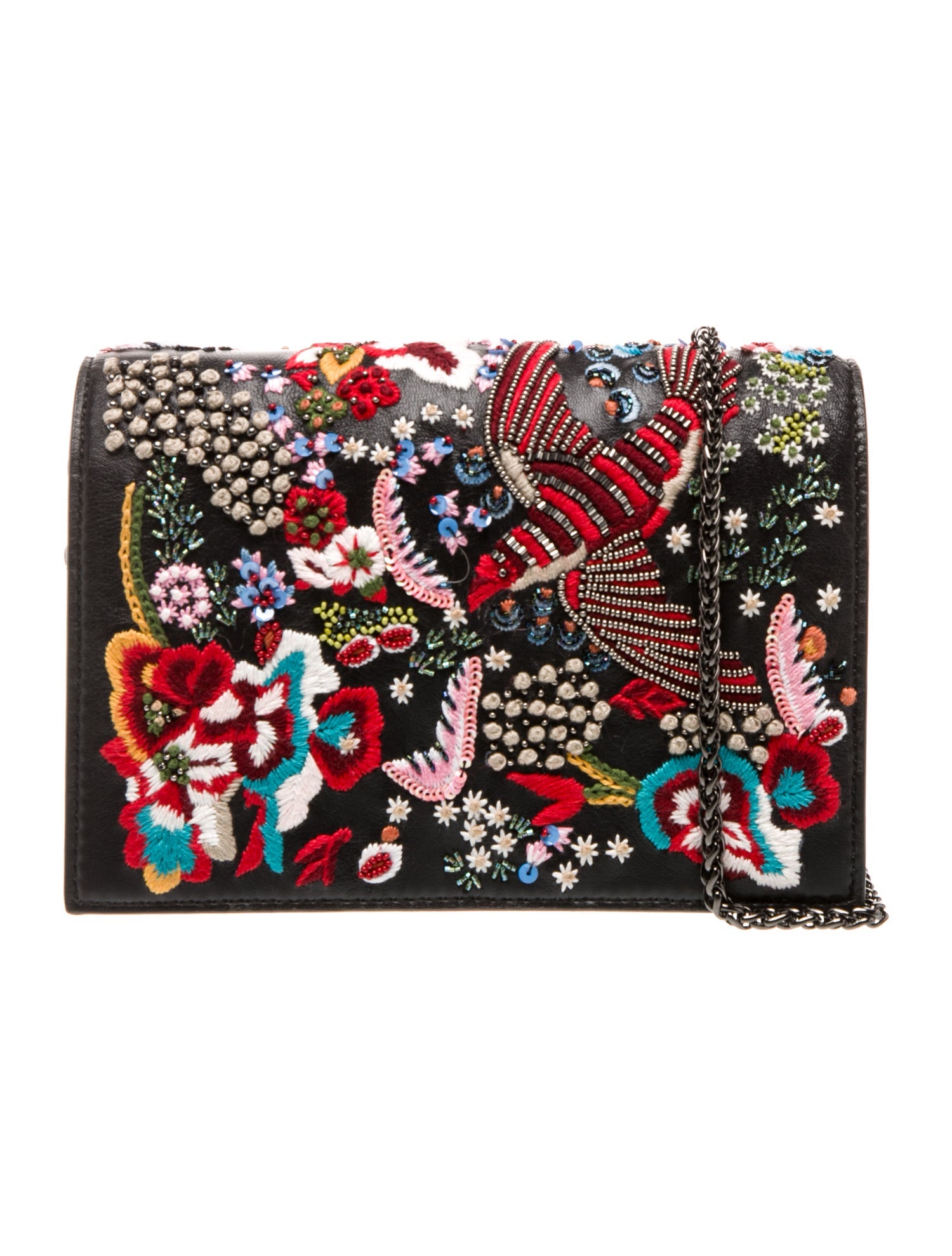 Alice + Olivia Leather Shoulder Bag