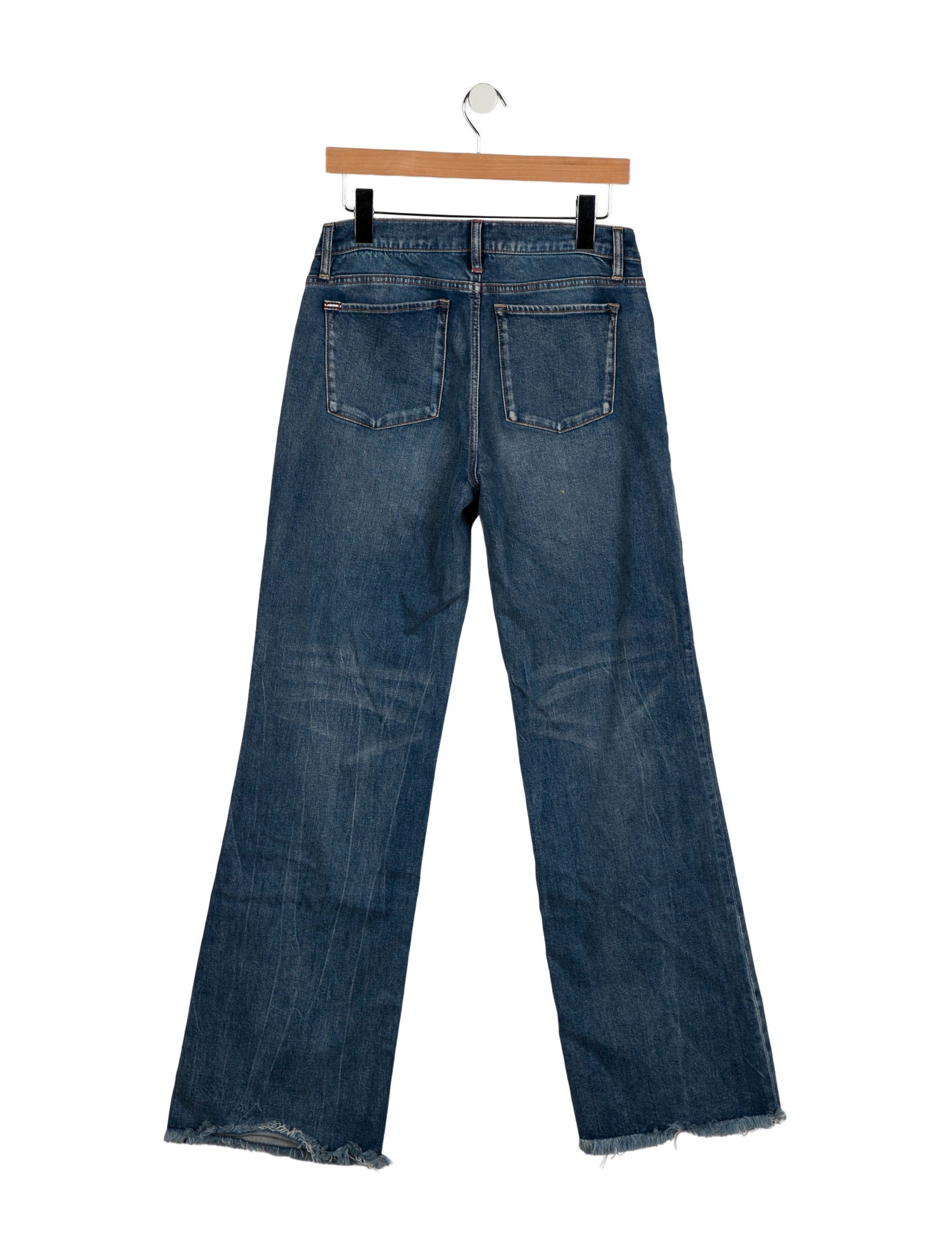 Alice + Olivia Mid-Rise Wide Leg Jeans