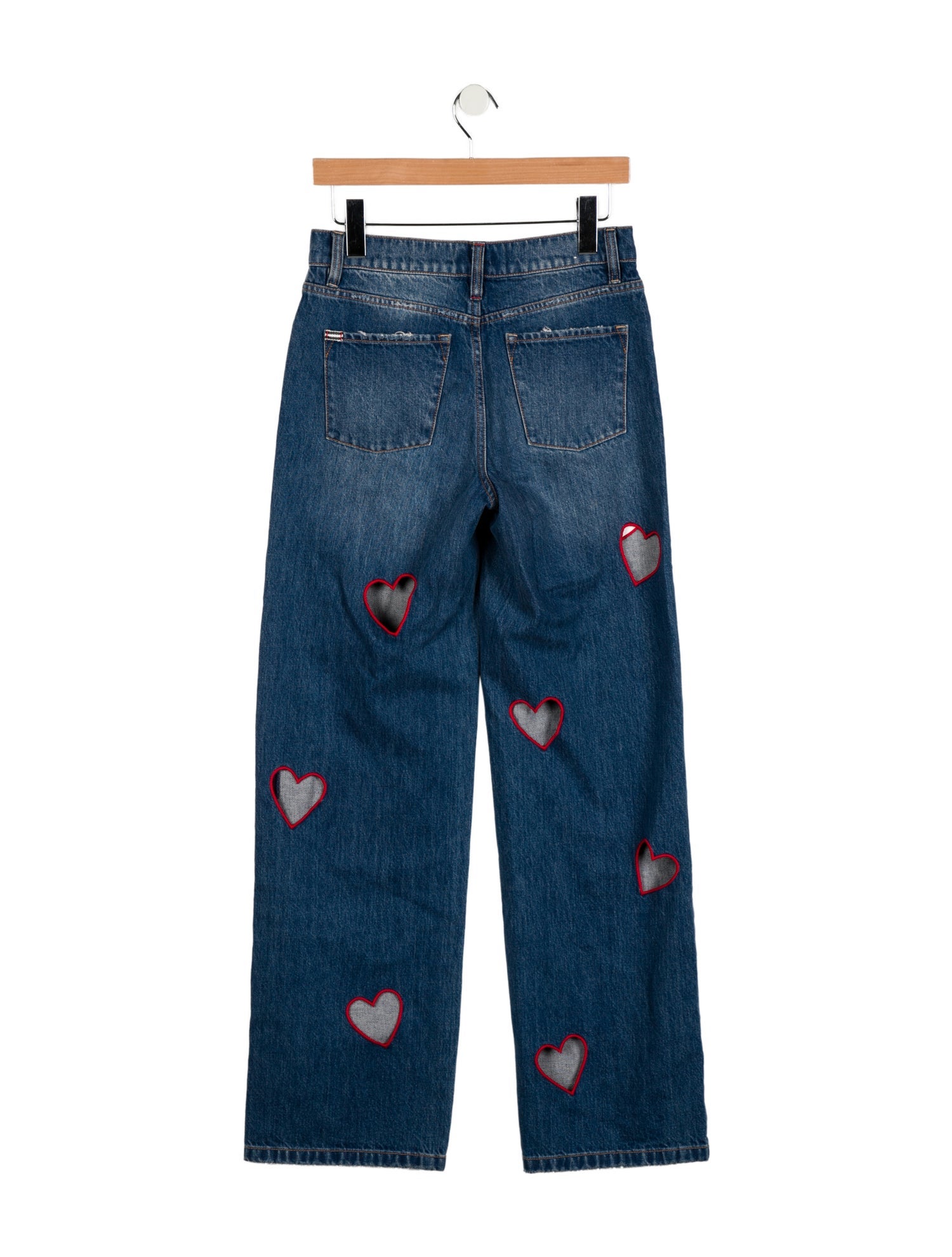 Alice + Olivia Mid-Rise Wide Leg Jeans