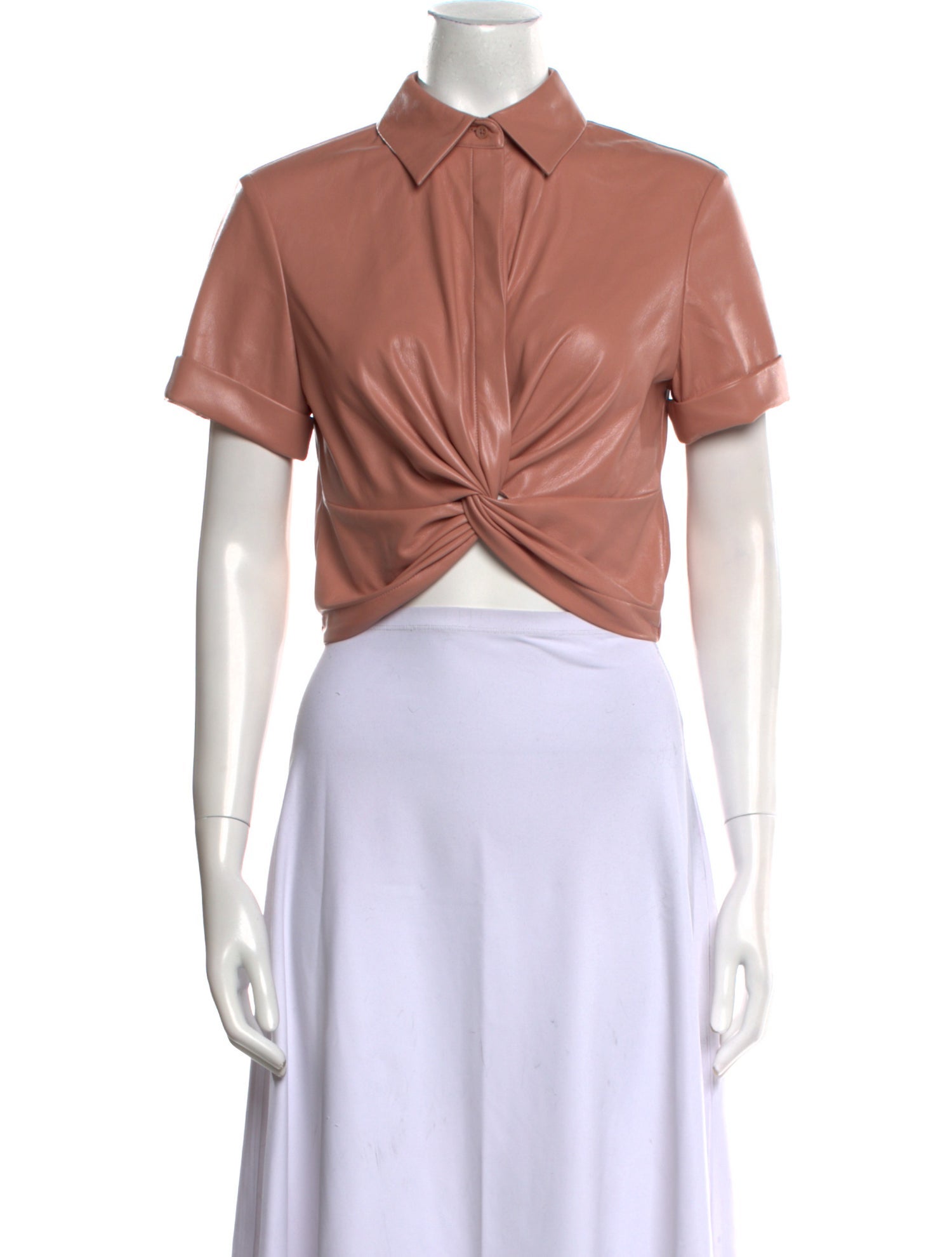 Alice + Olivia Short Sleeve Crop Top