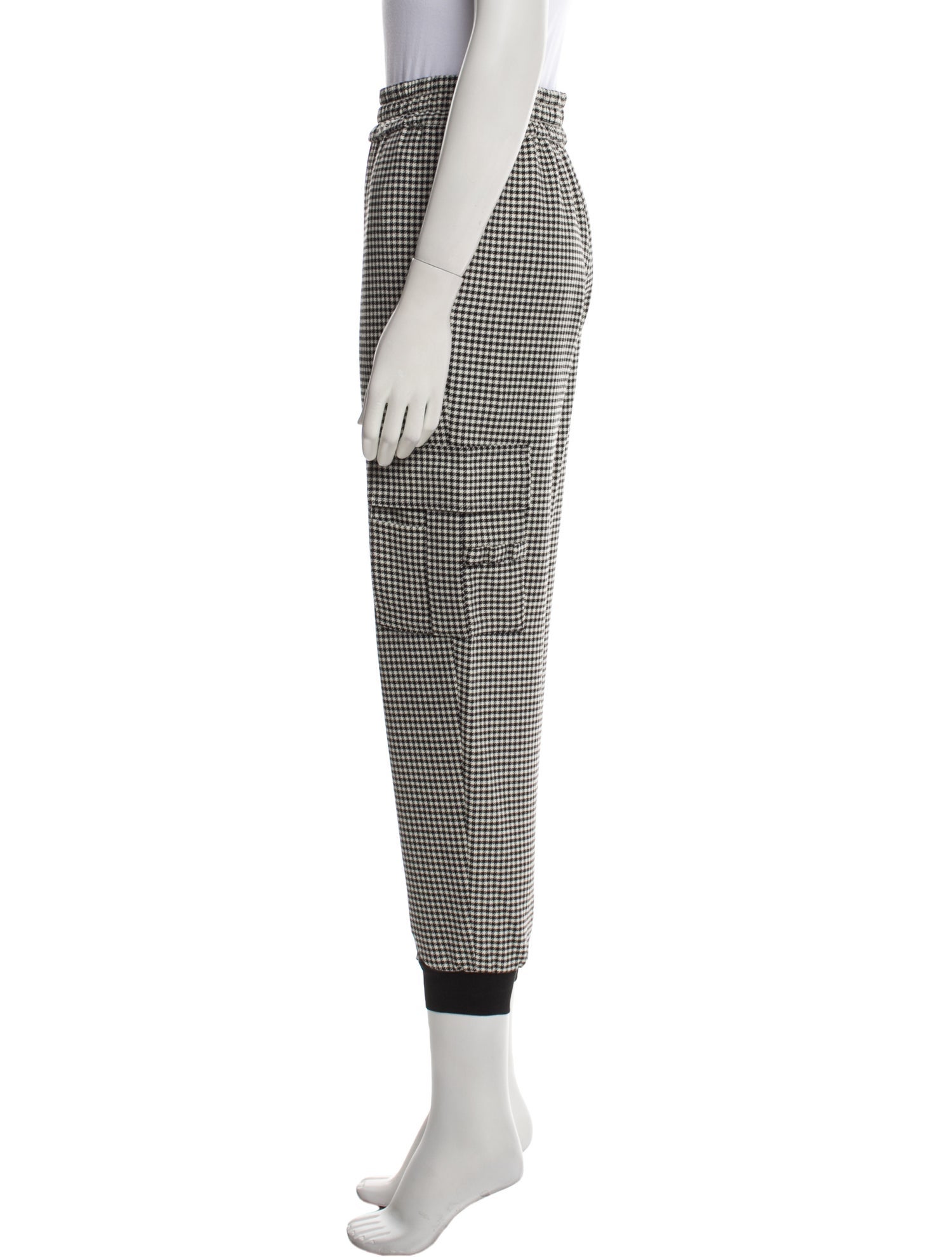 Alice + Olivia Plaid Print Skinny Leg Pants