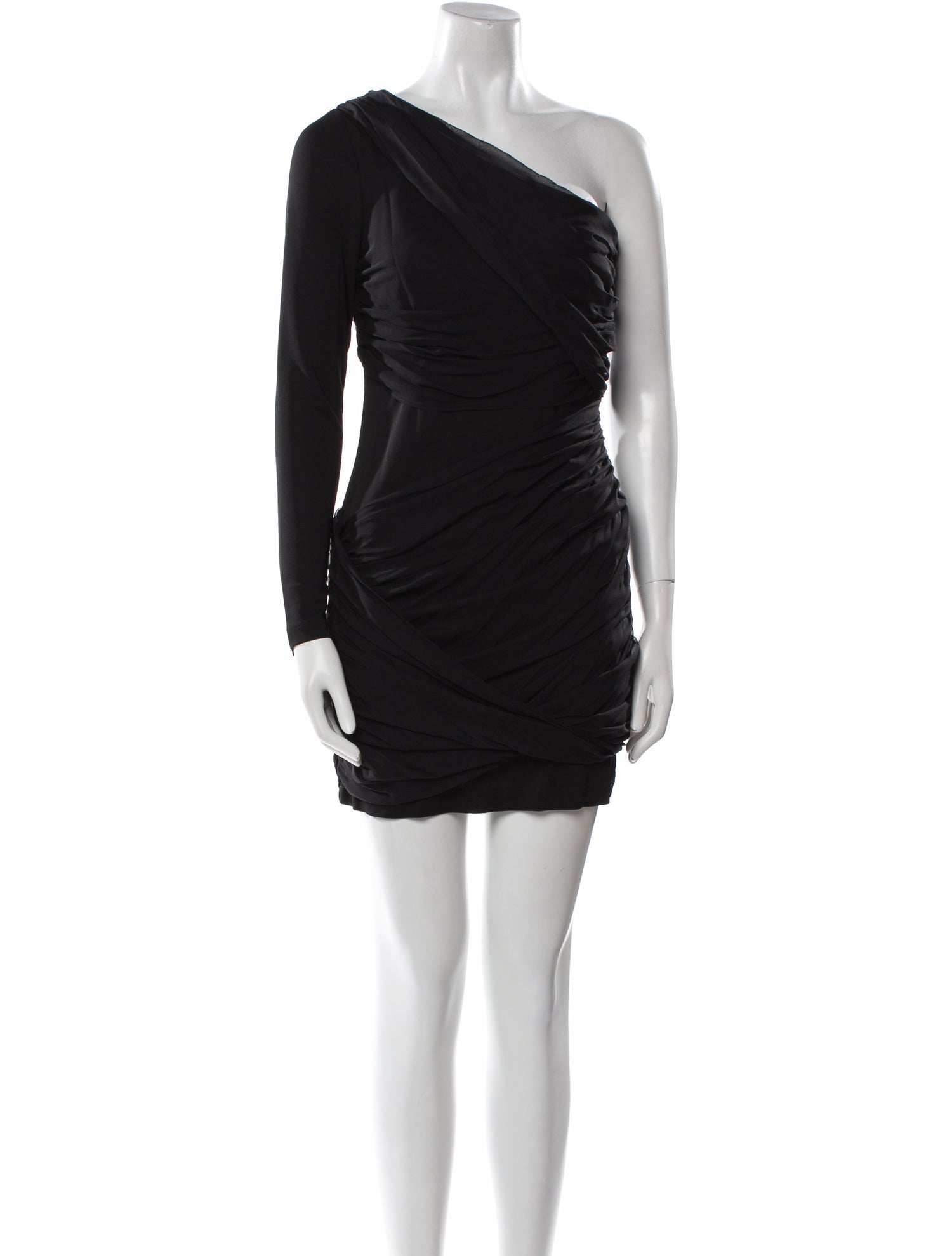 Alice + Olivia One-Shoulder Mini Dress