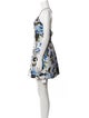 Alice + Olivia Floral Print Mini Dress