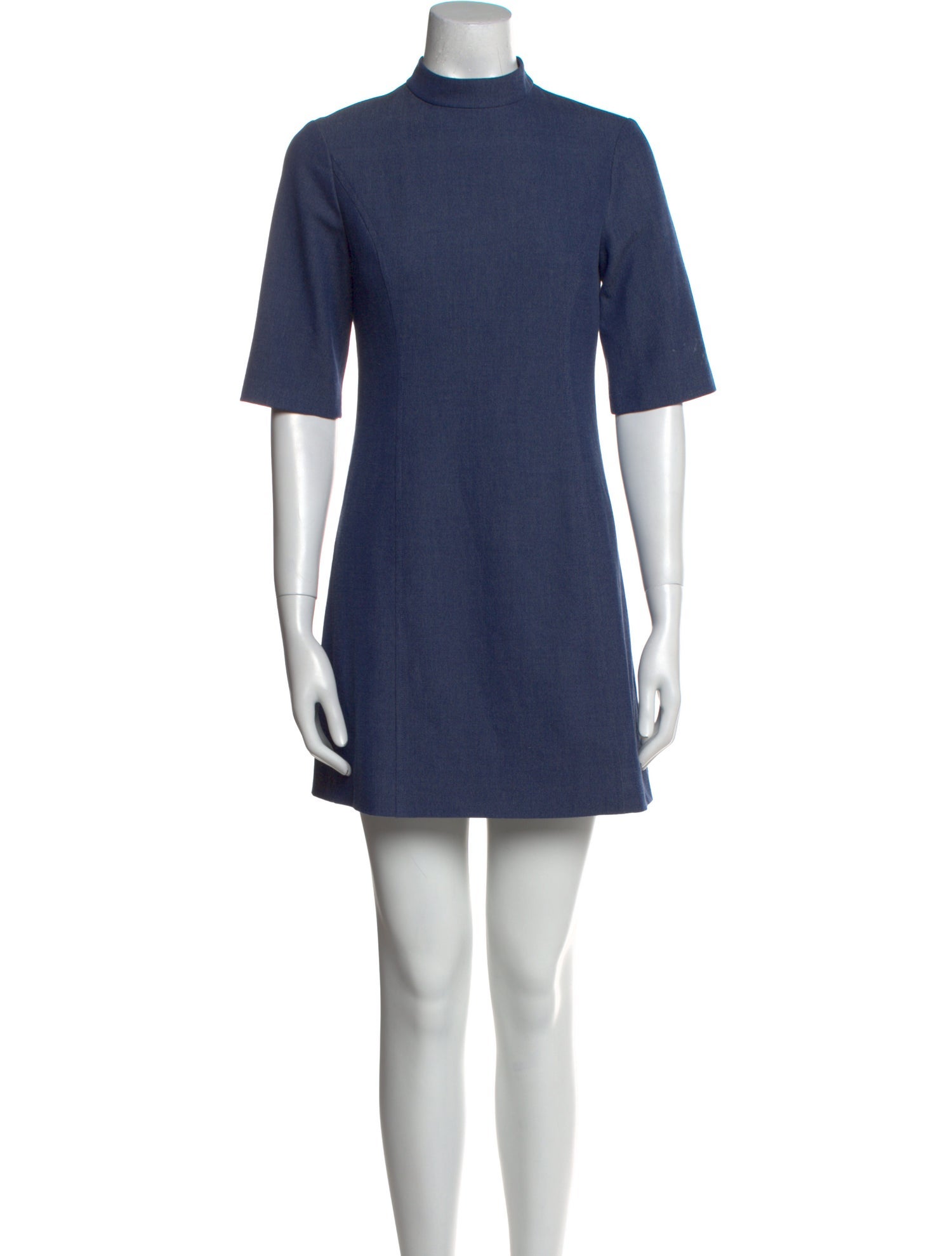 Alice + Olivia Mock Neck Mini Dress