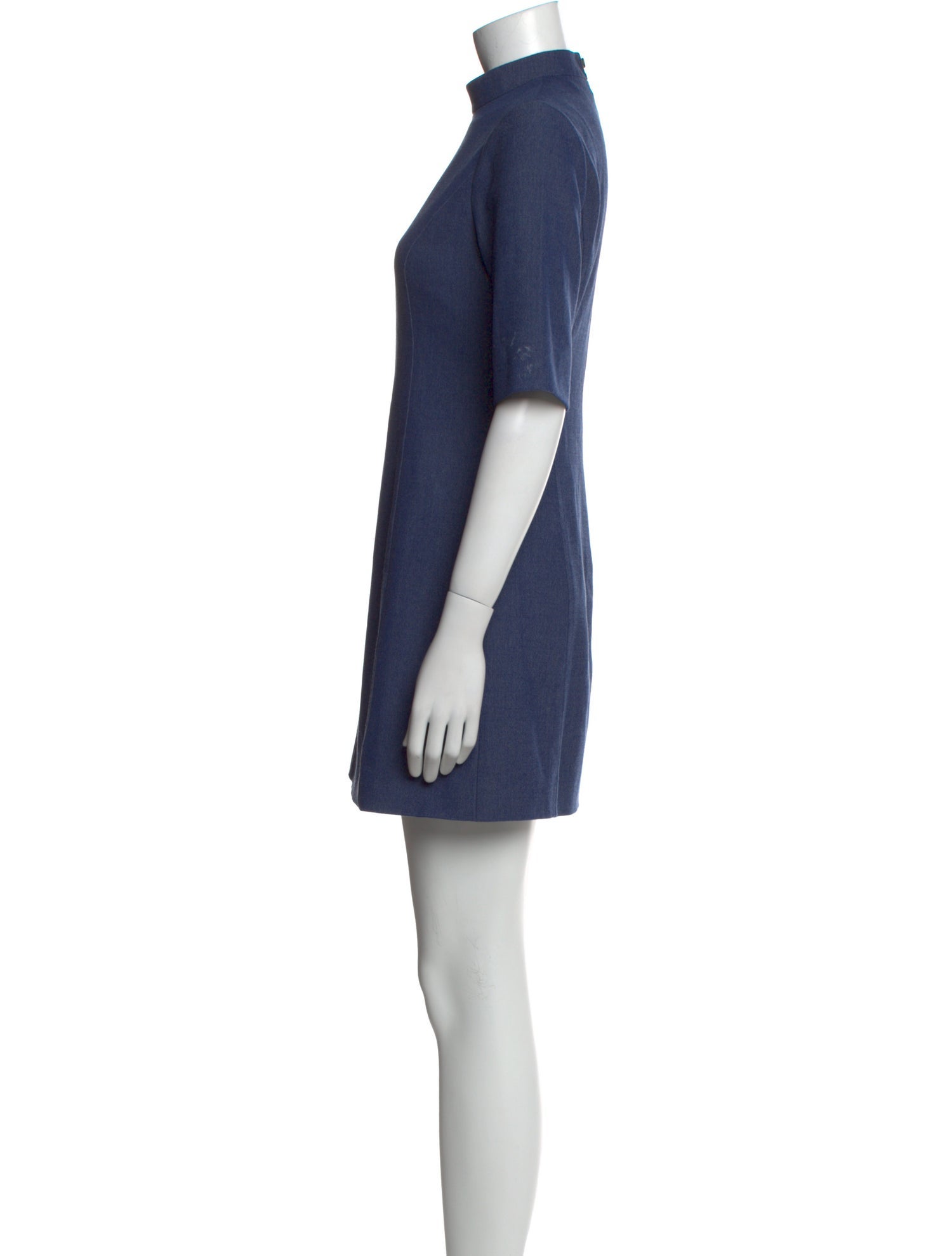 Alice + Olivia Mock Neck Mini Dress