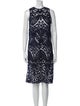 Alice + Olivia Lace Pattern Knee-Length Dress