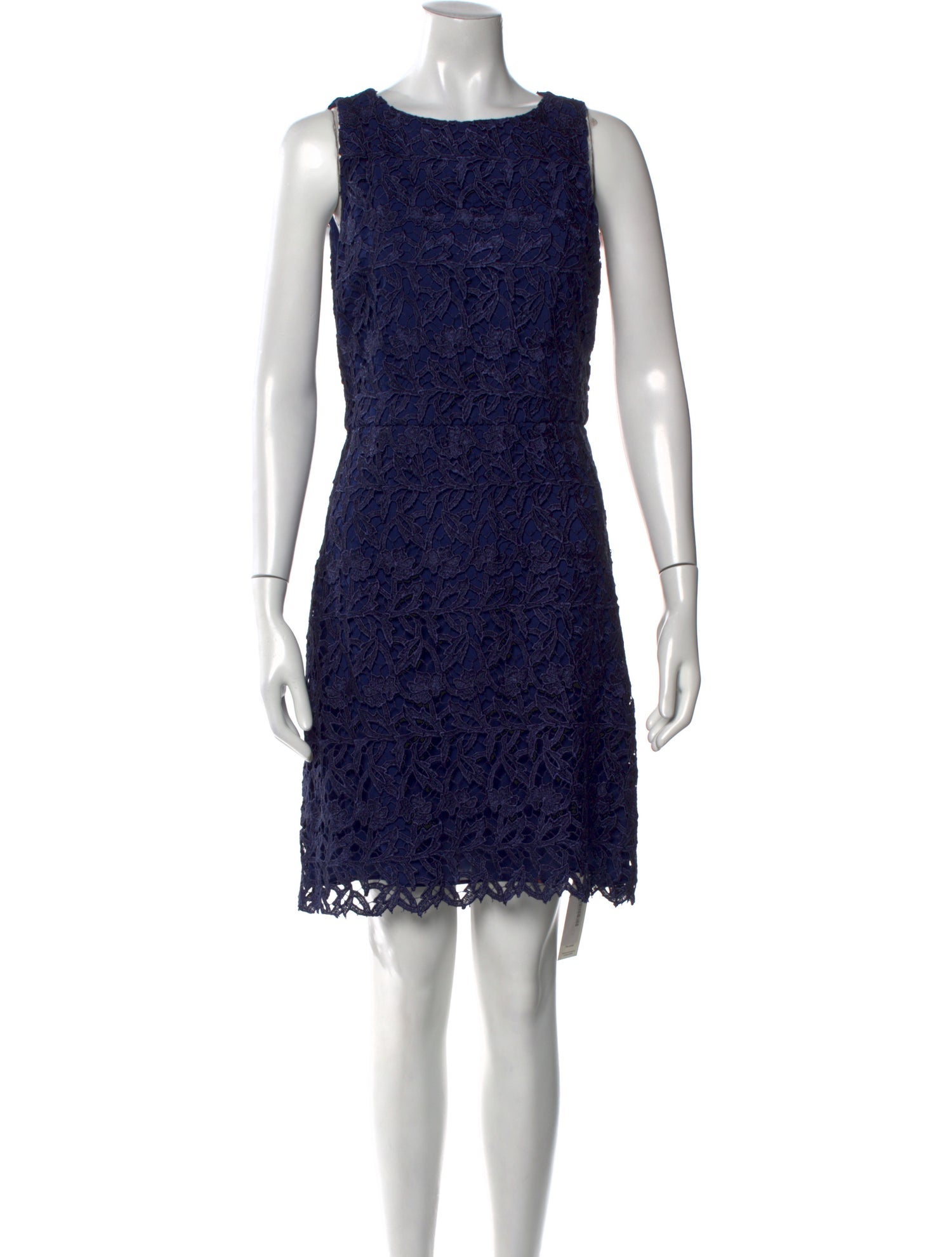 Alice + Olivia Lace Pattern Knee-Length Dress