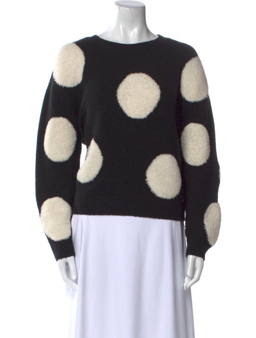 Alice + Olivia Printed Bateau Neckline Sweater