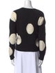 Alice + Olivia Printed Bateau Neckline Sweater