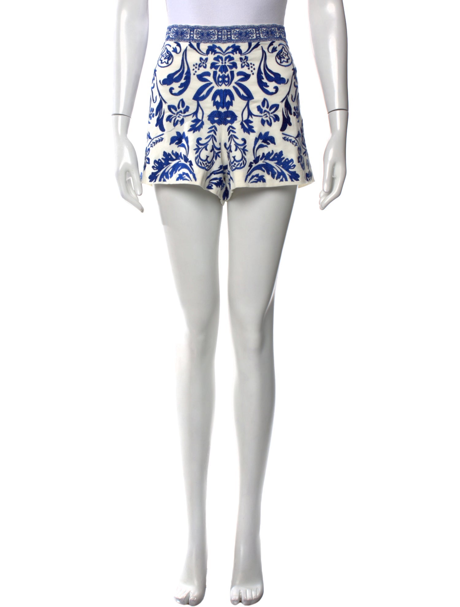 Alice + Olivia Printed Mini Shorts