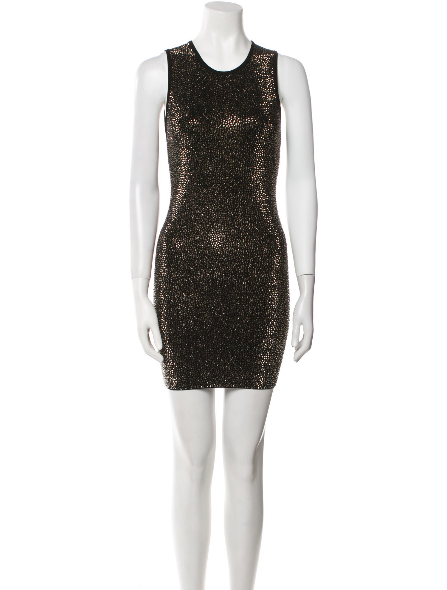 Alice + Olivia Crew Neck Mini Dress