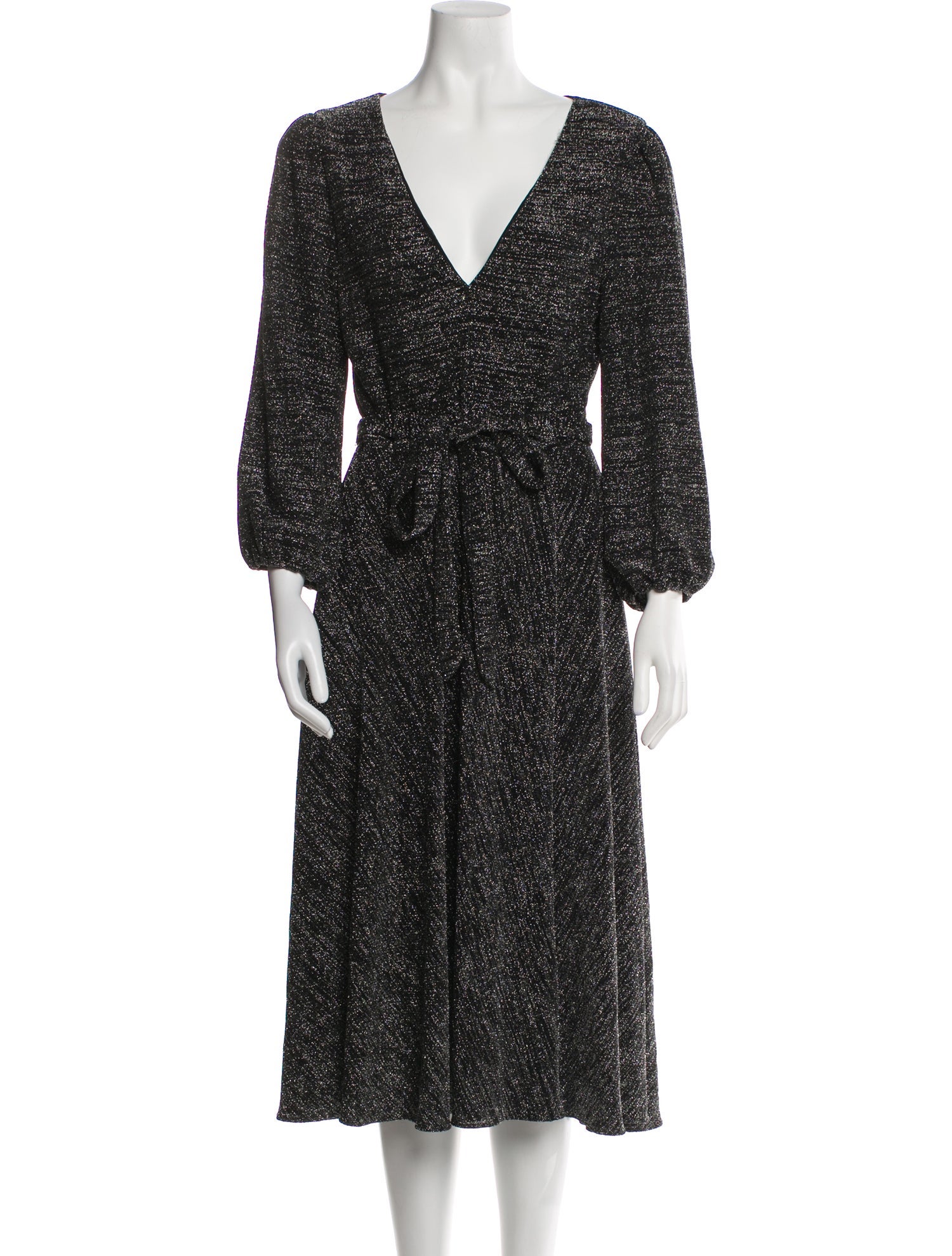 Alice + Olivia Nylon Midi Length Dress