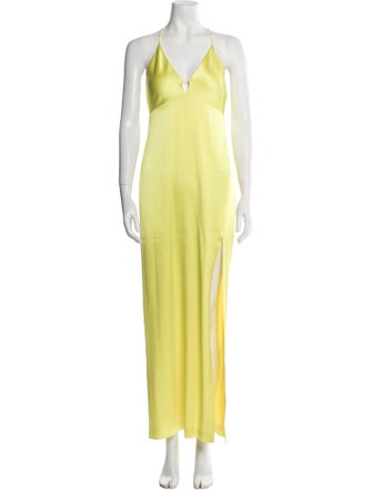 Alice + Olivia V-Neck Long Dress