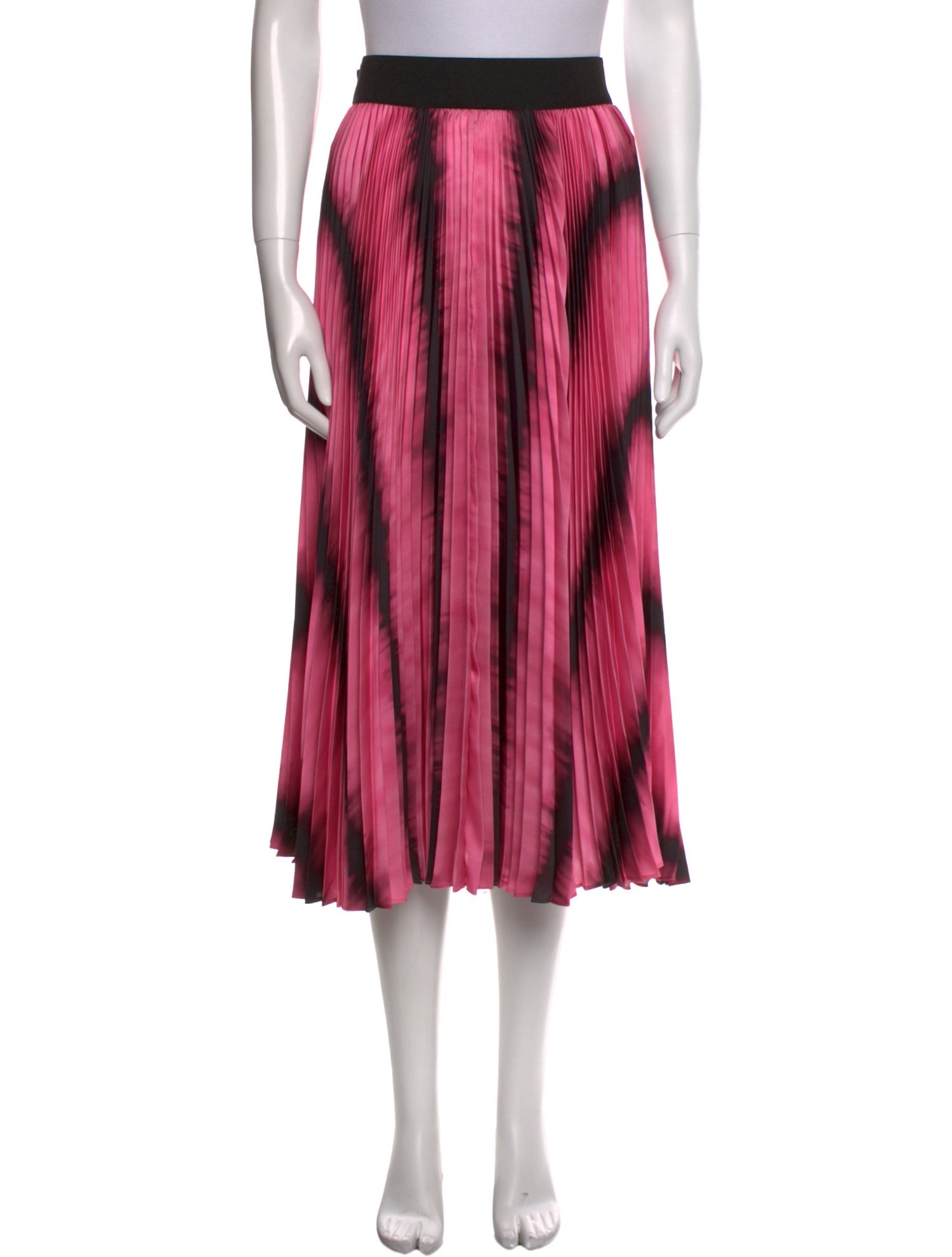 Alice + Olivia Striped Midi Length Skirt