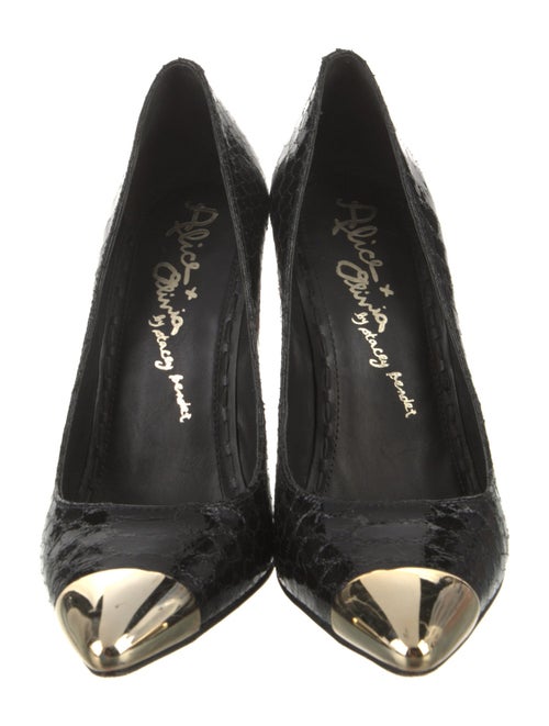 Alice + Olivia Leather Pumps
