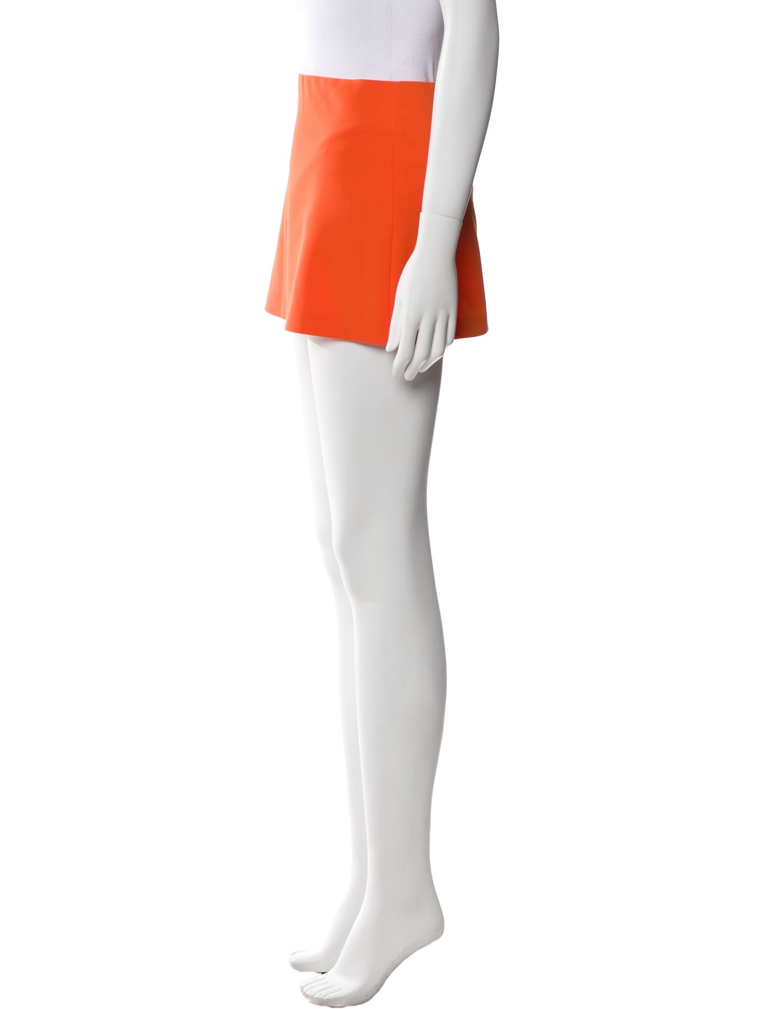 Alice + Olivia Pleated Accents Mini Skirt