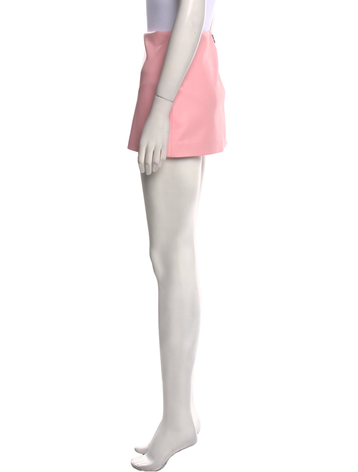 Alice + Olivia Pleated Accents Mini Skirt