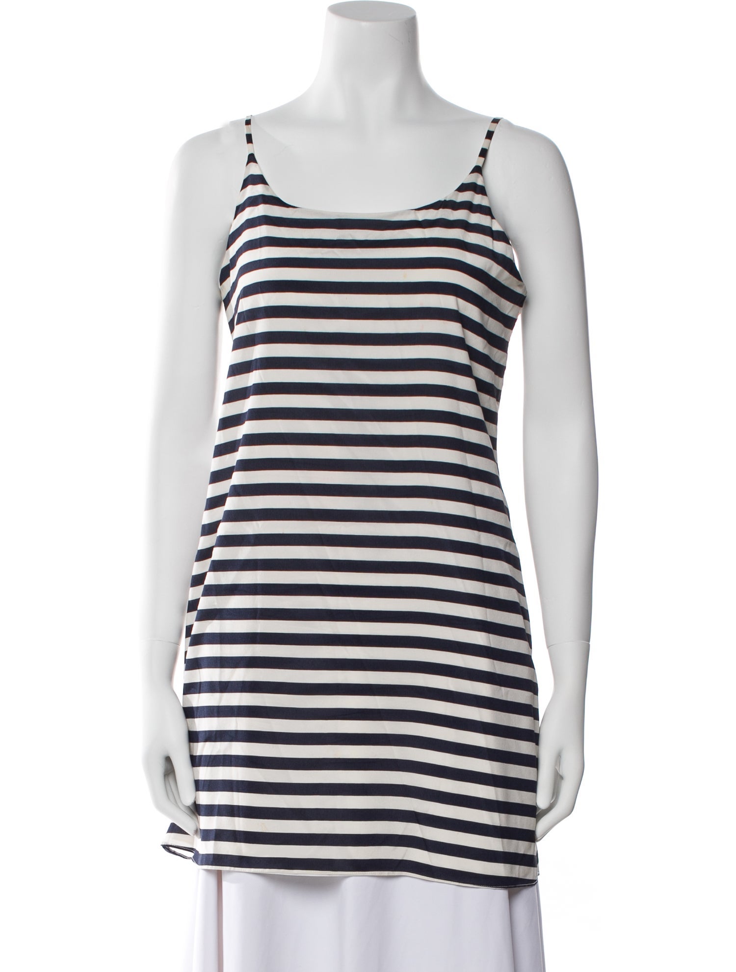 Alice + Olivia Striped Scoop Neck Top