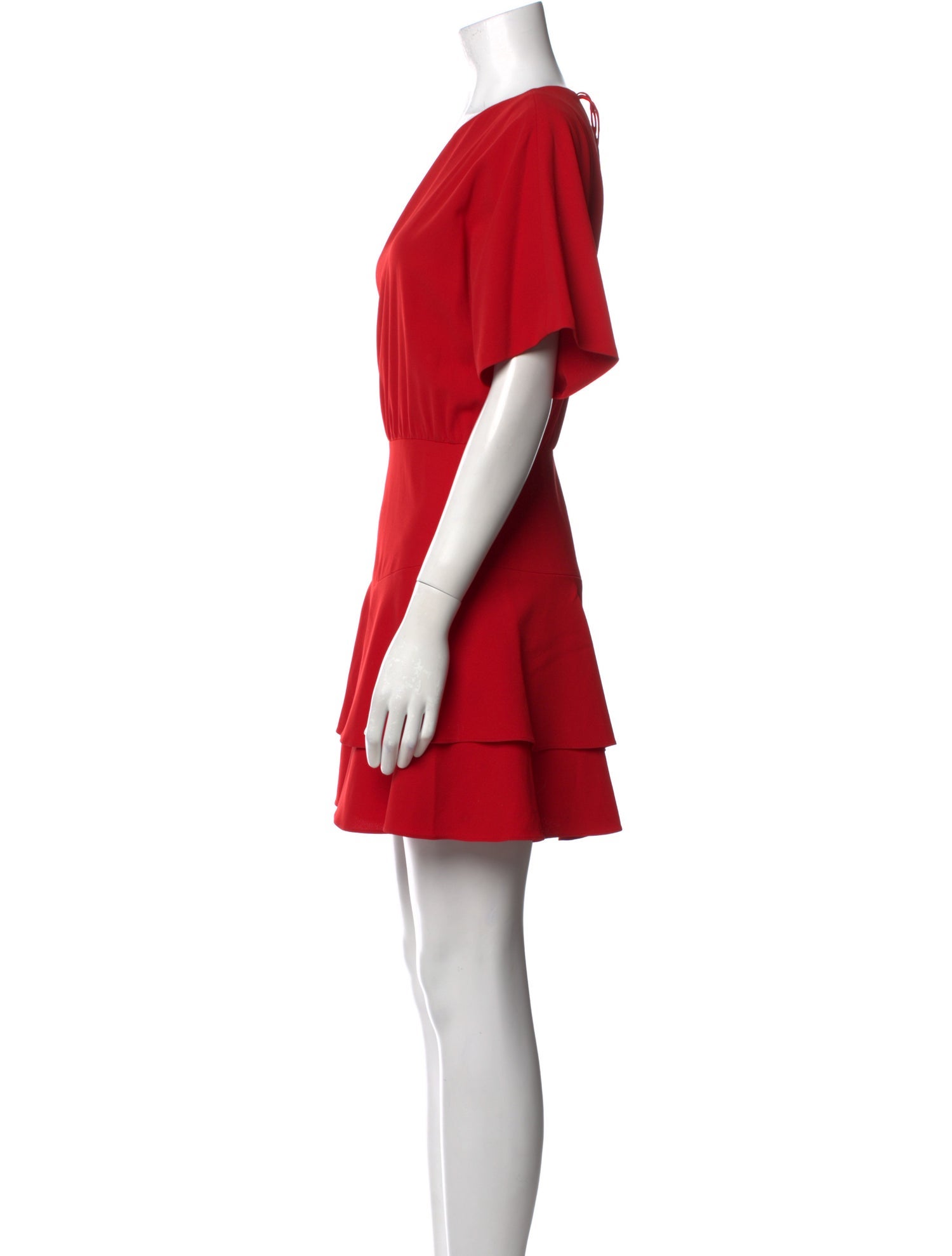 Alice + Olivia Bateau Neckline Mini Dress