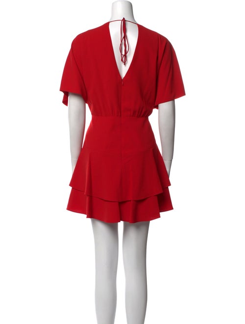Alice + Olivia Bateau Neckline Mini Dress