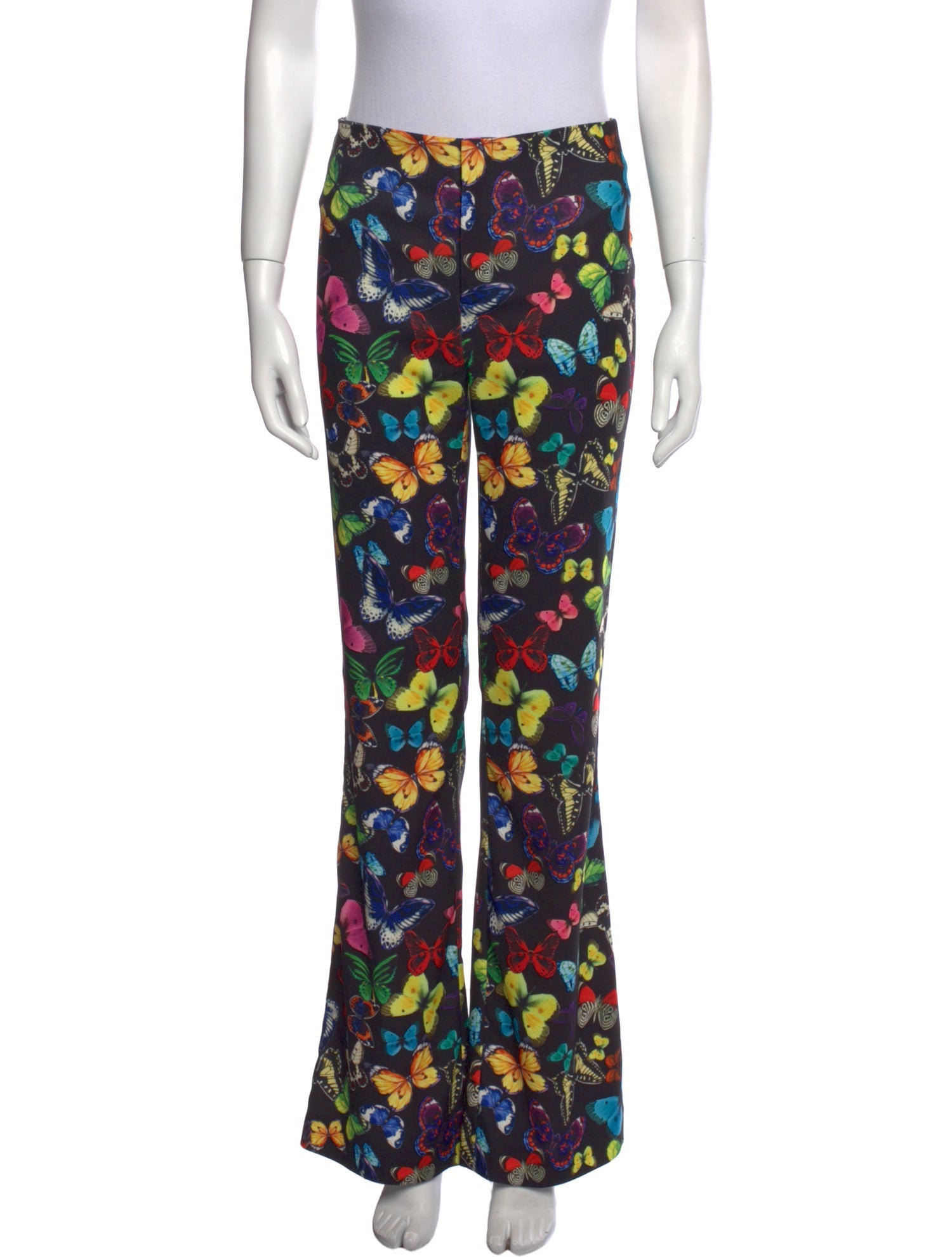 Alice + Olivia Floral Print Wide Leg Pants