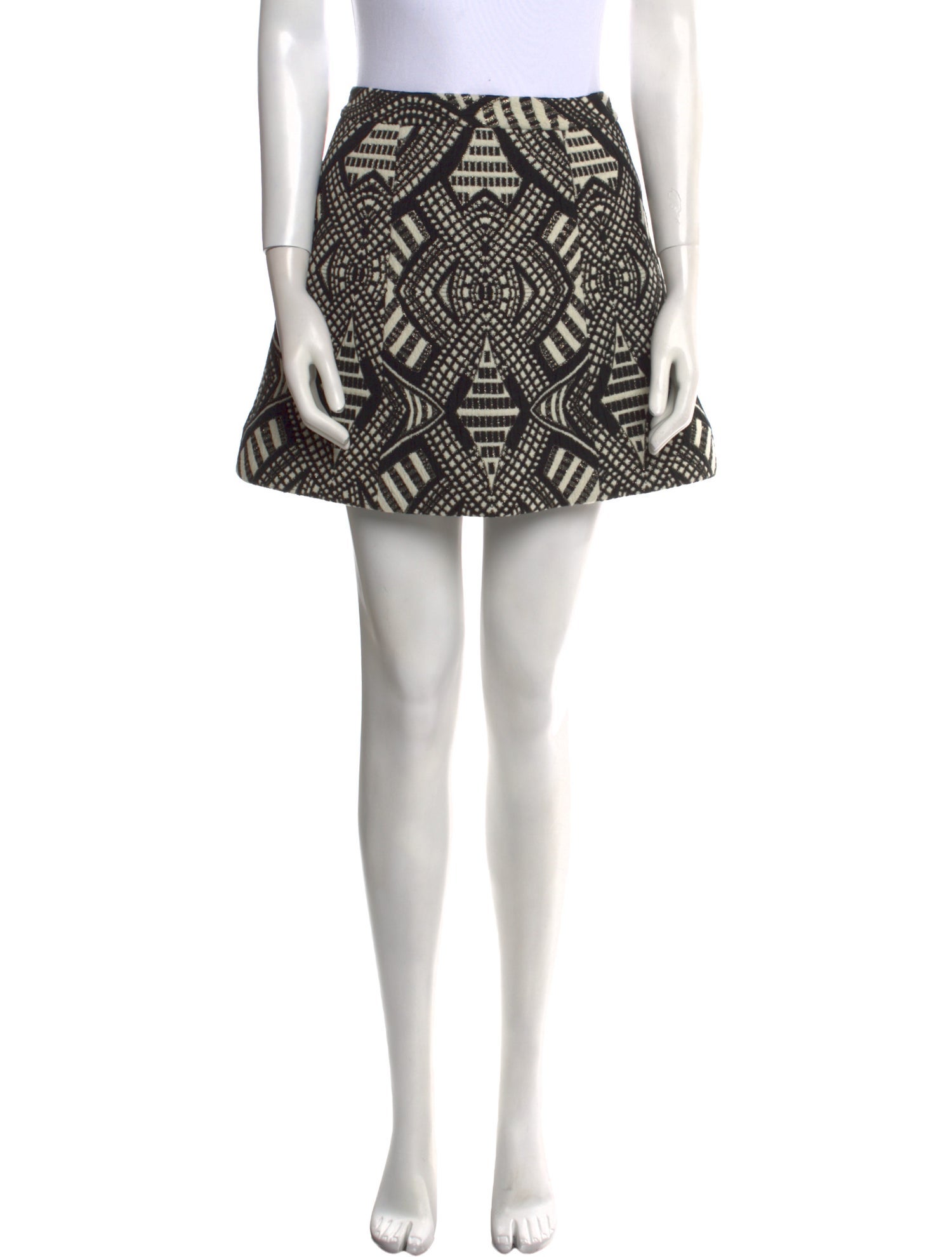 Alice + Olivia Printed Mini Skirt