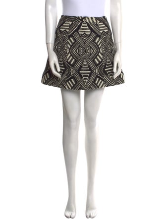 Alice + Olivia Printed Mini Skirt