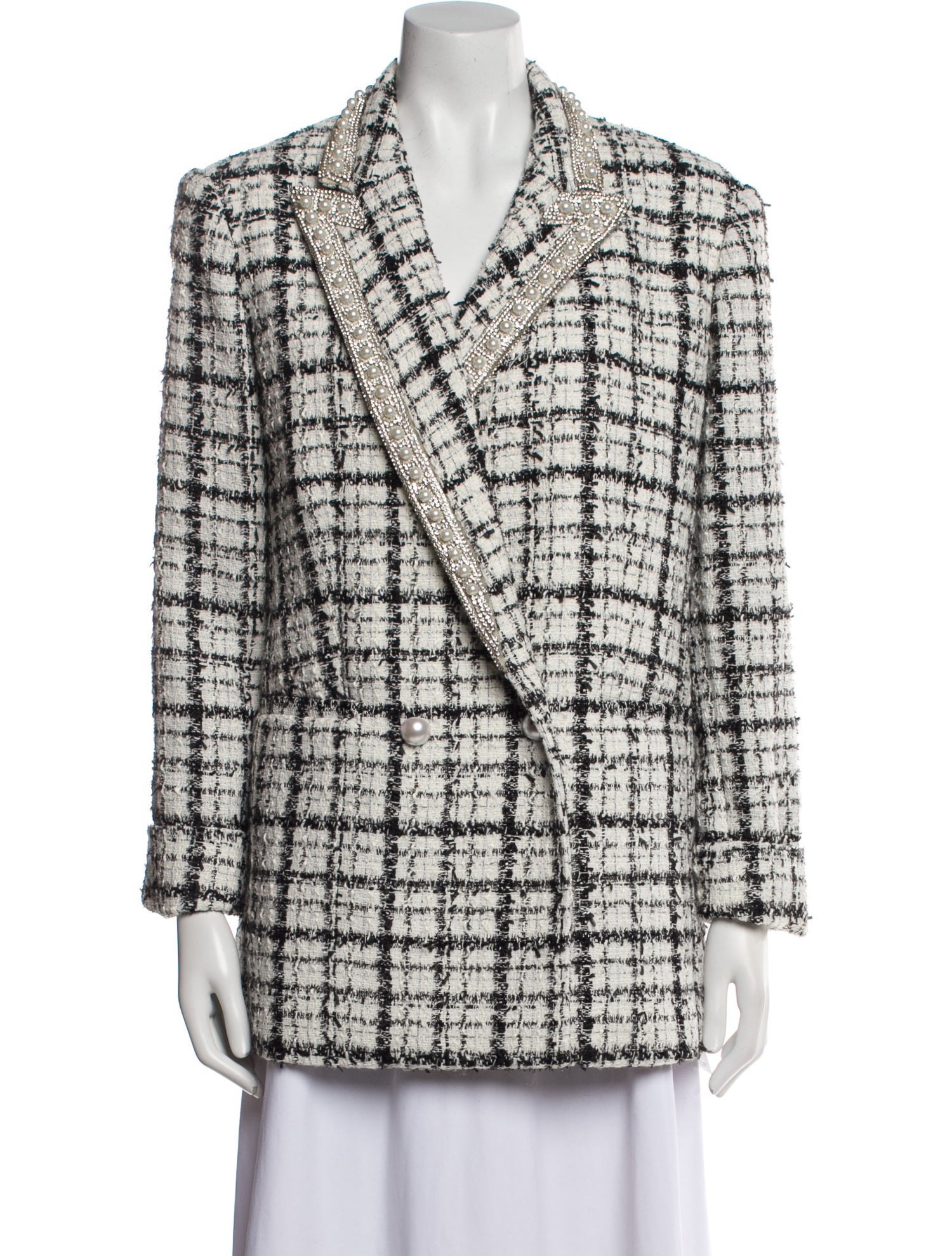 Alice + Olivia Plaid Print Blazer w/ Tags