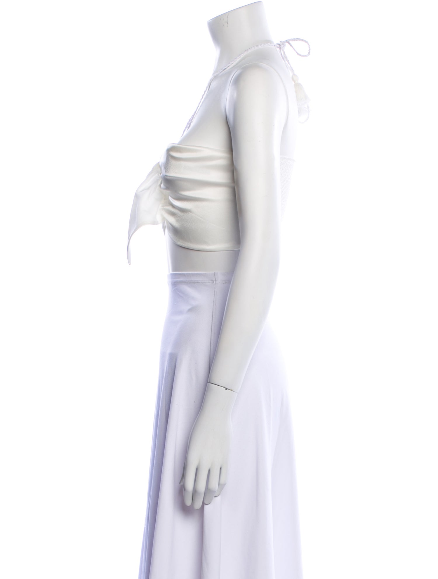 Alice + Olivia Halterneck Sleeveless Crop Top w/ Tags