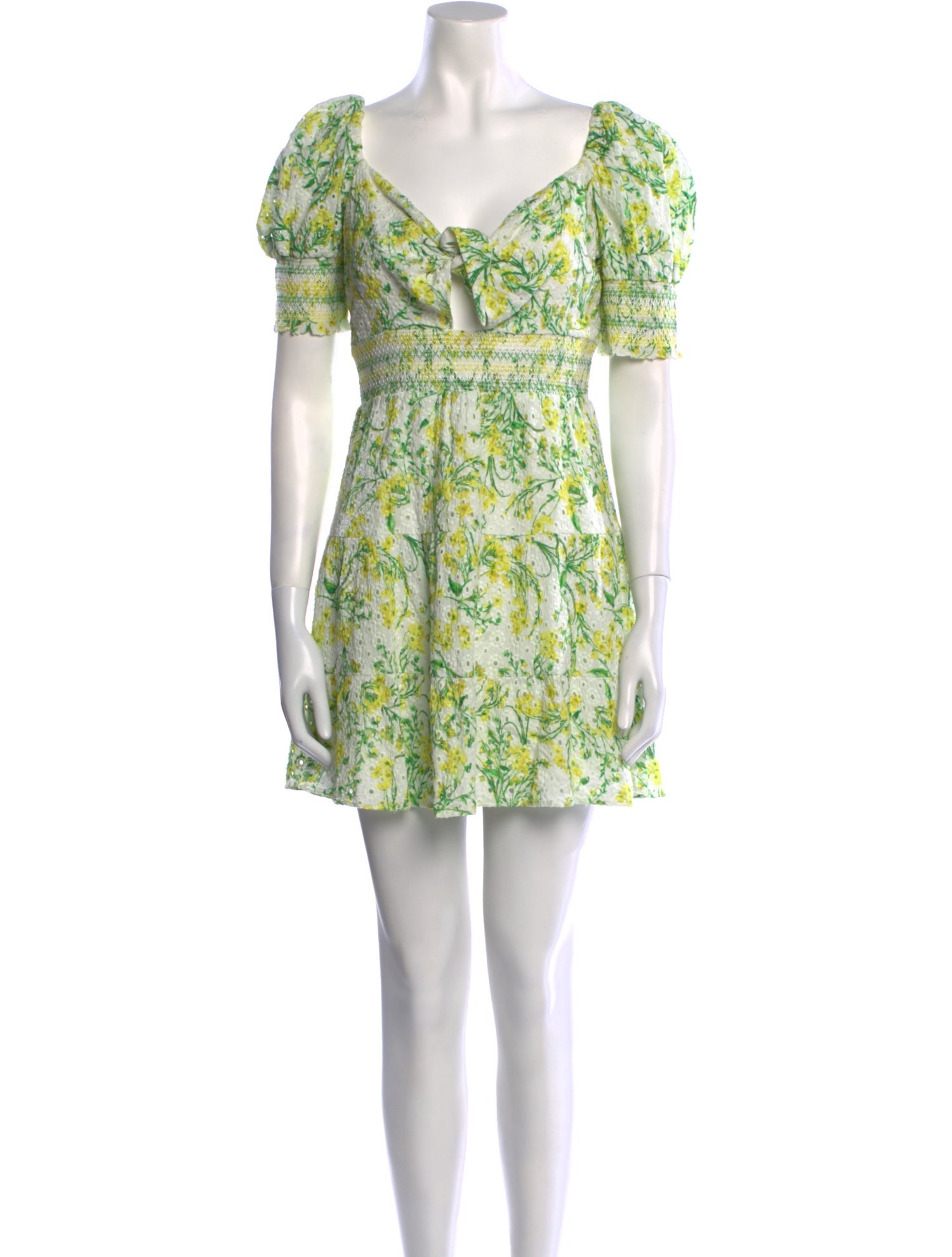 Alice + Olivia Floral Print Mini Dress