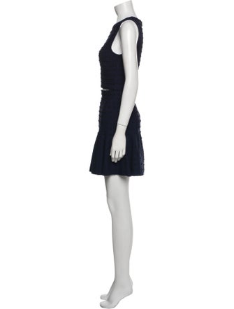 Alice + Olivia Pom-Pom Embellishments Skirt Set