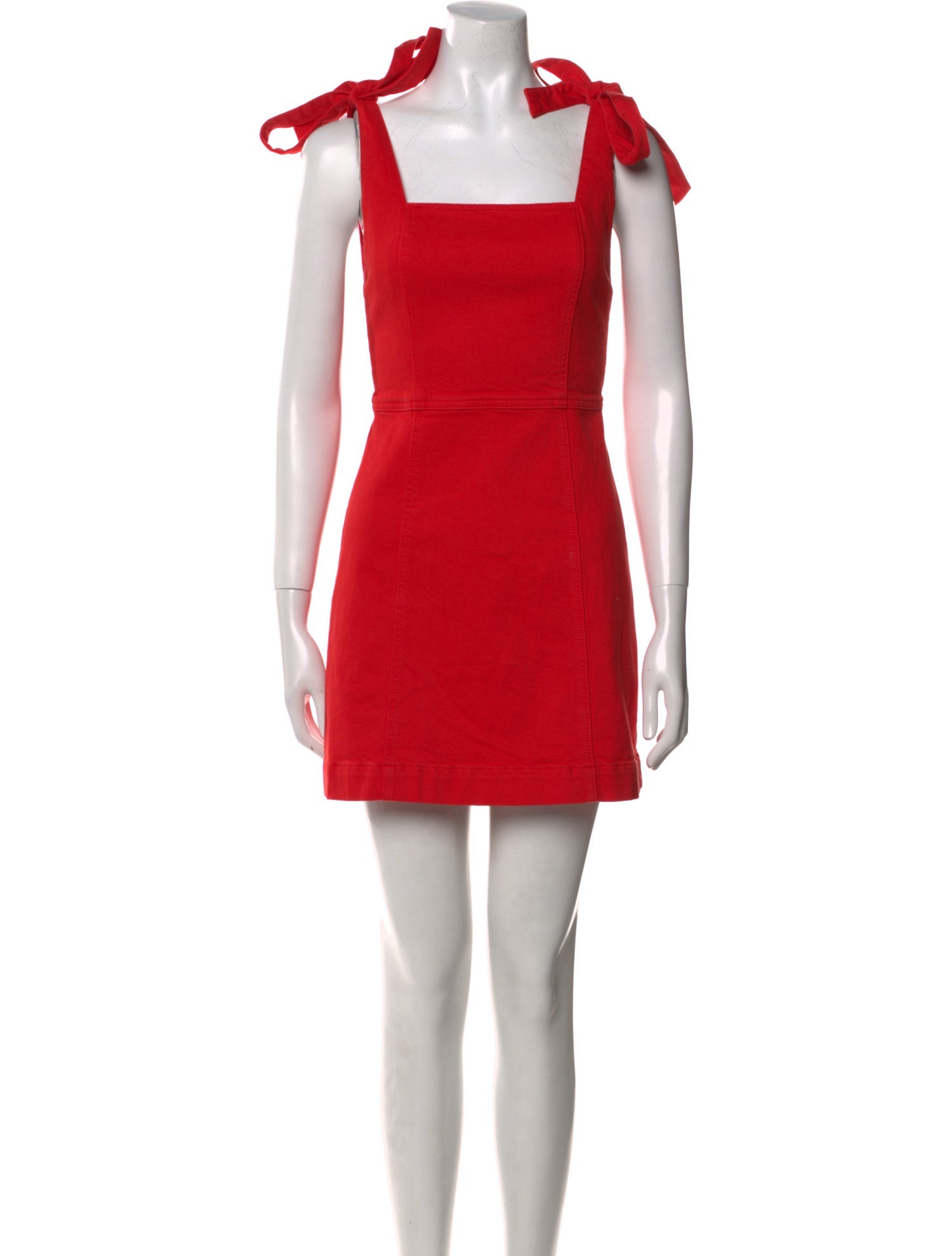 Alice + Olivia Square Neckline Mini Dress