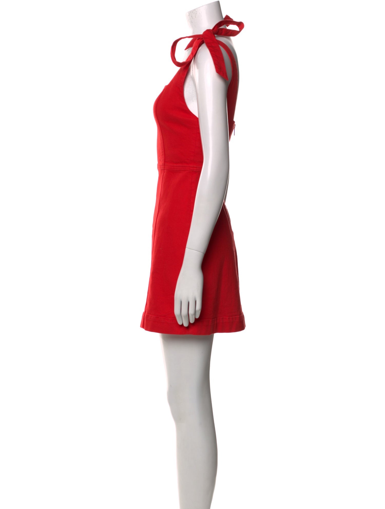 Alice + Olivia Square Neckline Mini Dress