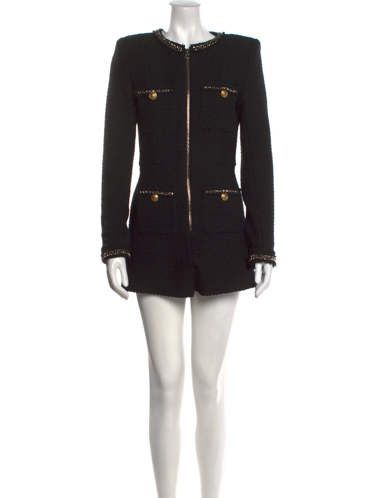 Alice + Olivia Crew Neck Romper