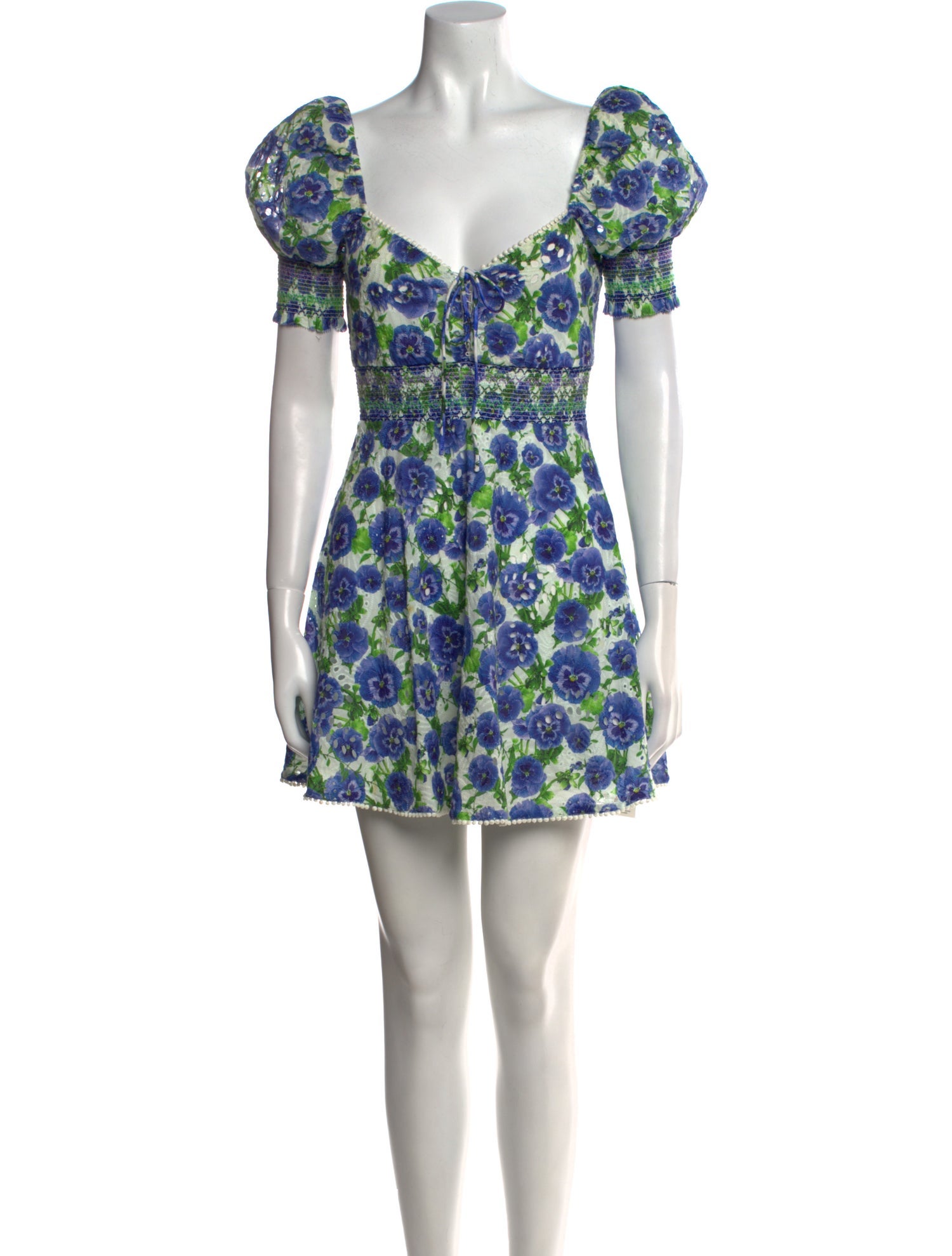 Alice + Olivia Floral Print Mini Dress