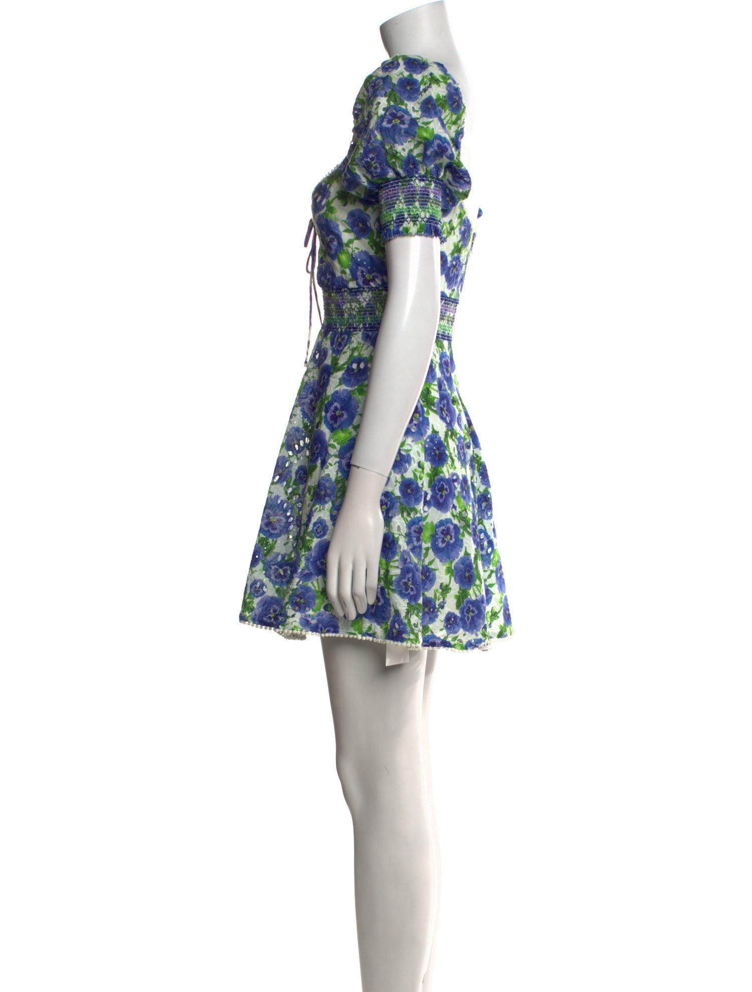 Alice + Olivia Floral Print Mini Dress