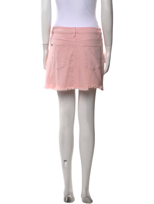 Alice + Olivia Raw-Edge Trim Mini Skirt