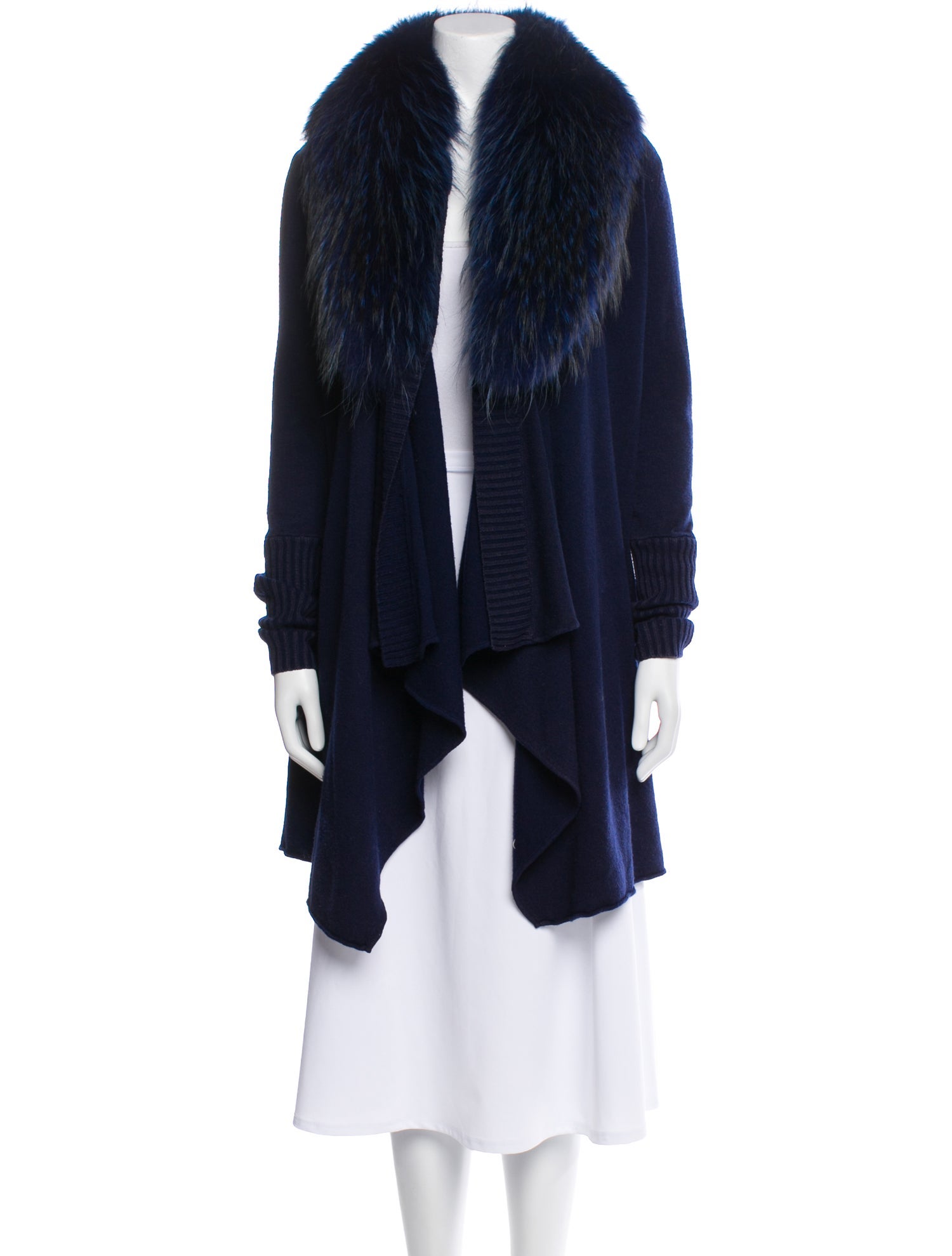 Alice + Olivia Wool Open Front Sweater