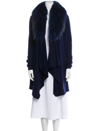 Alice + Olivia Wool Open Front Sweater