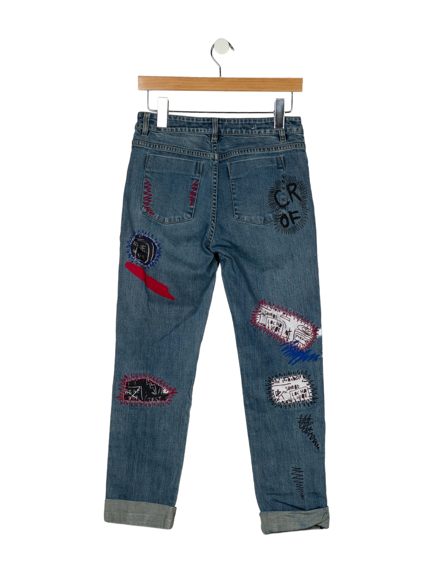 Alice + Olivia Mid-Rise Skinny Leg Jeans