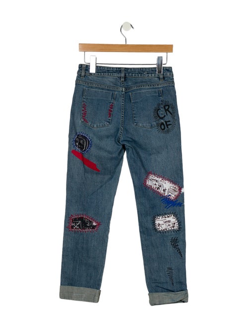 Alice + Olivia Mid-Rise Skinny Leg Jeans